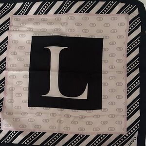 Liu Jo Black and Pink Scarf